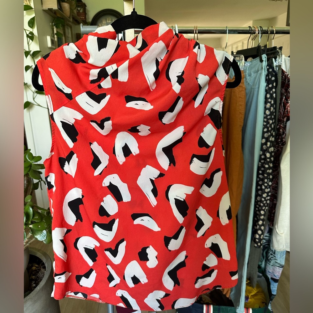 ASOS orange tank top blouse. Size 10